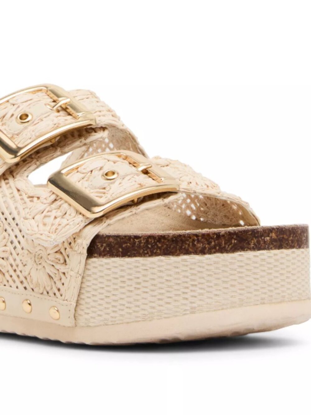 Madden Girl Babes-RF Double-Strap Round Toe Platform Footbed Sandals NIB 7